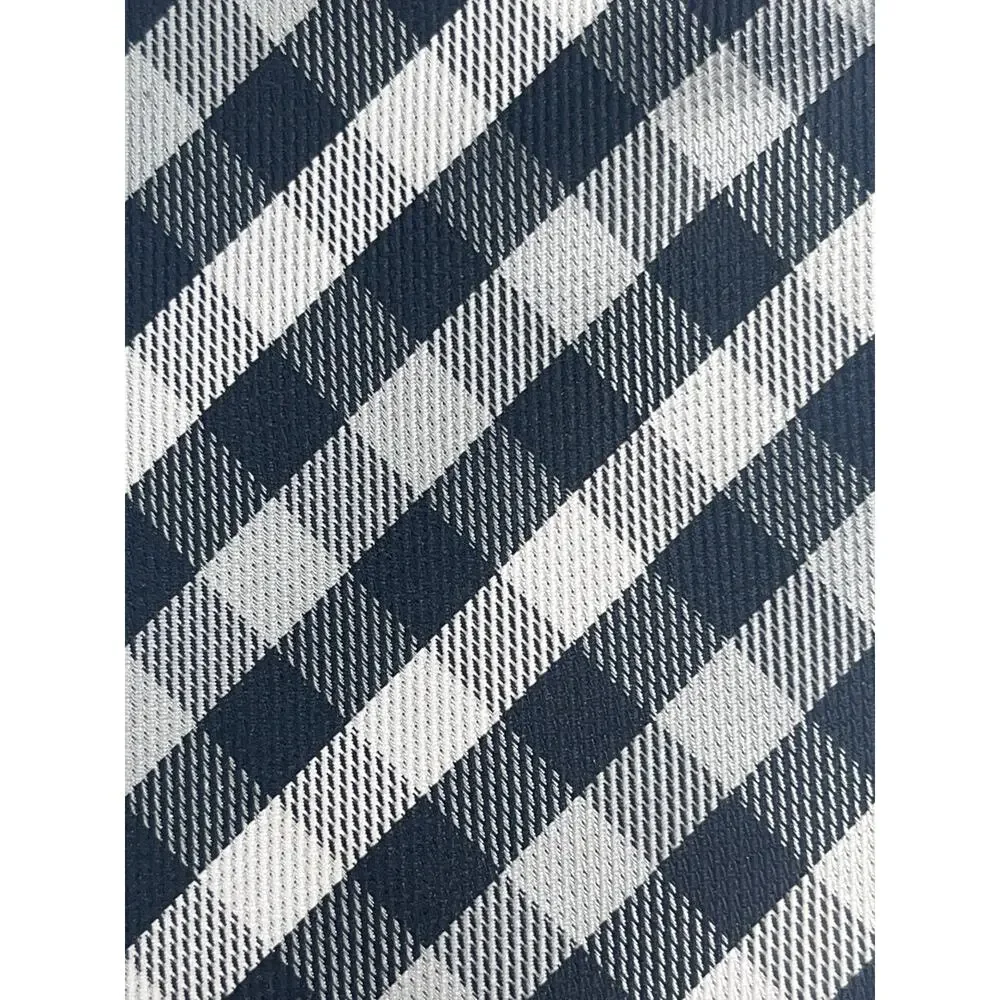 DANIEL Hand Made Tie - Black & White Checkered - Slim Necktie 2.5